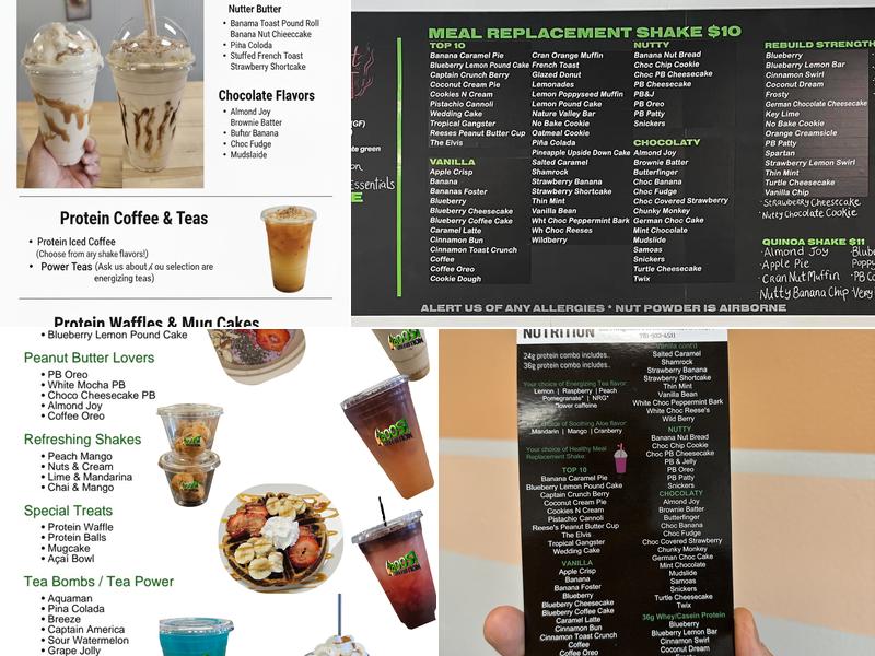 Boost Nutrition Menu