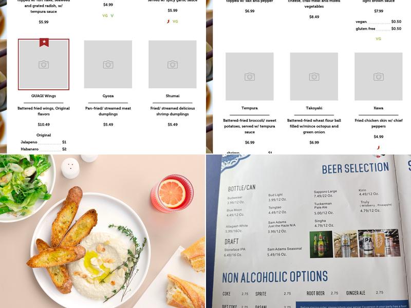 HONG Asian Noodle Bar Menu