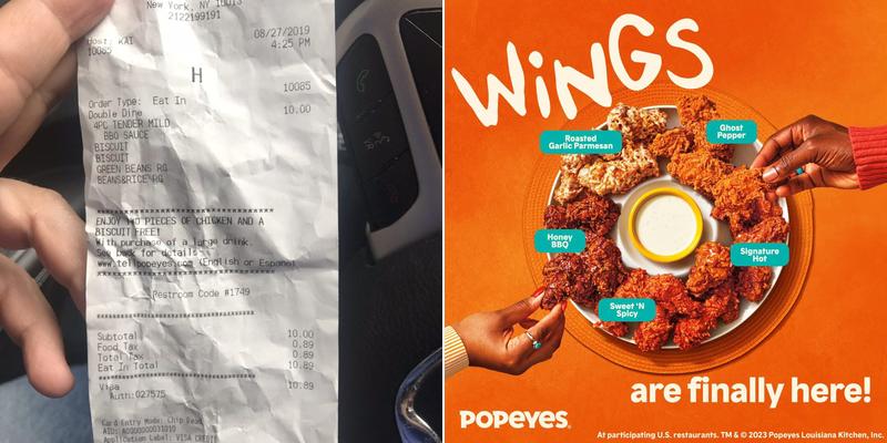 Popeyes Louisiana Kitchen Menu