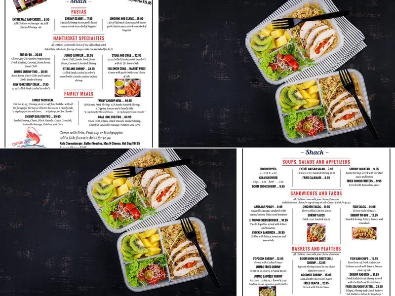 Combo Kitchen at Nantucket Shrimp Shack Menu