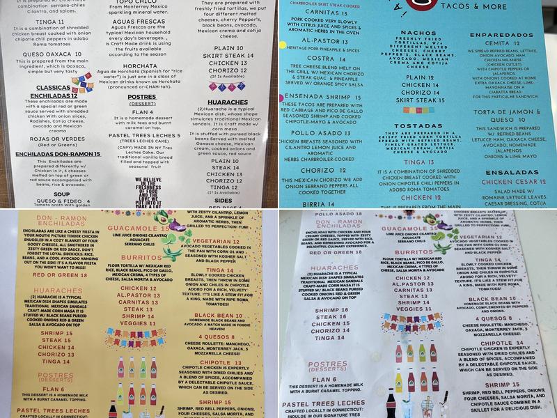 ¡Ay Güey! Cafe & Cocina Mexicana Menu