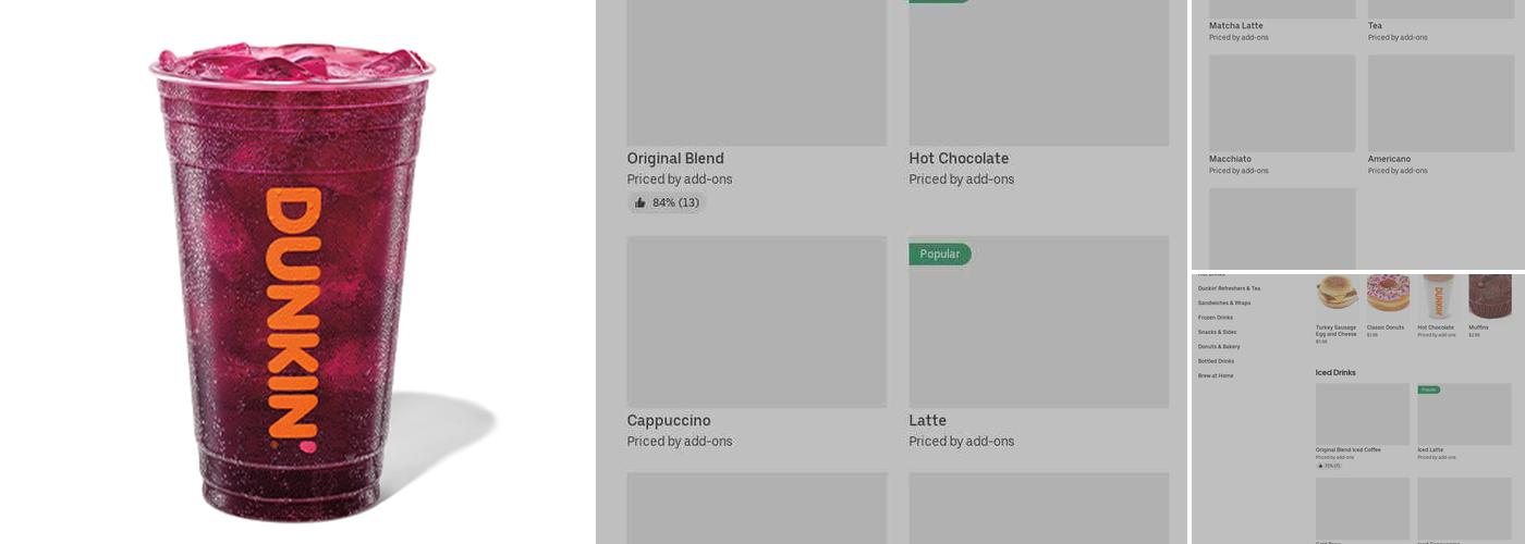 Dunkin' Menu