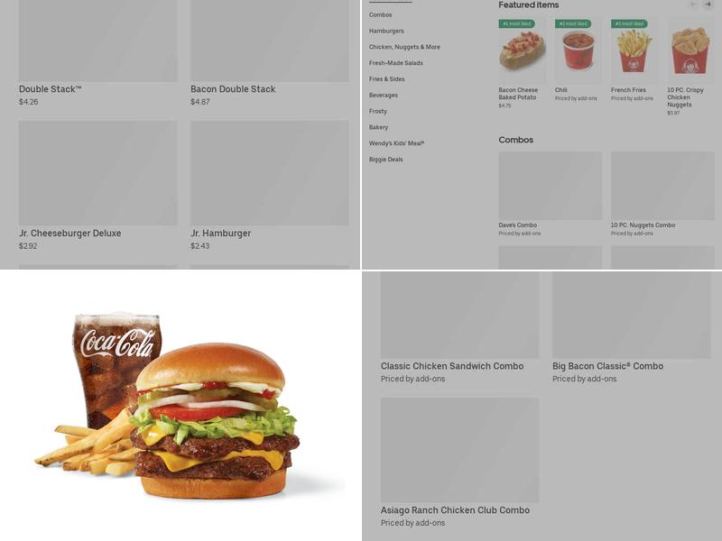 Wendy's Menu