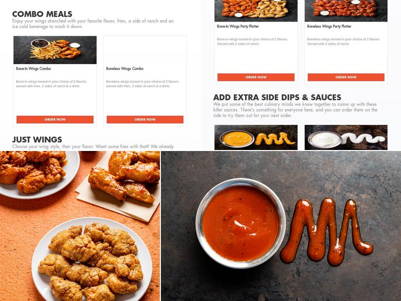 It's Just Wings Menu