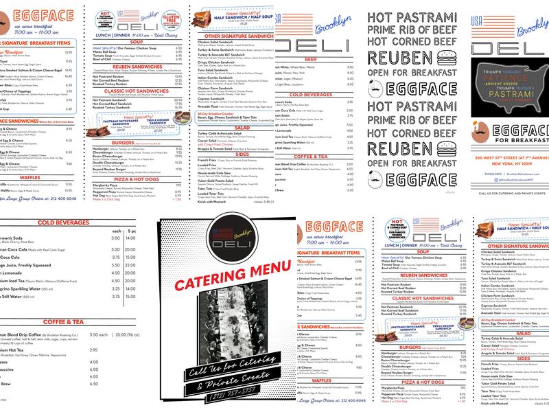 USA Brooklyn Delicatessen Menu