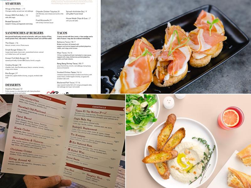 Flores Restaurant & Bar Menu