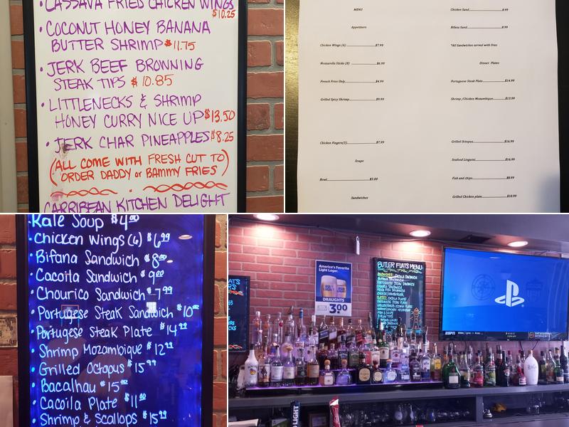 Butler Flats Bar and Grill Menu