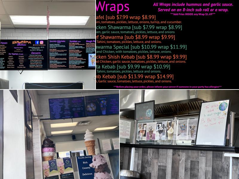 Shawarma & Shakes Menu
