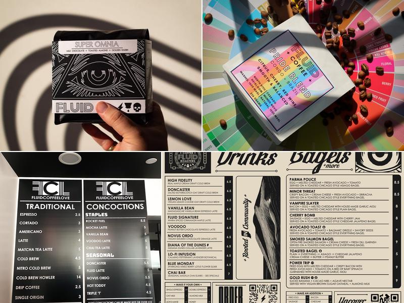 FLUID Coffee Roasters Menu