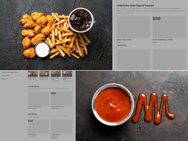 It's Just Wings Menu