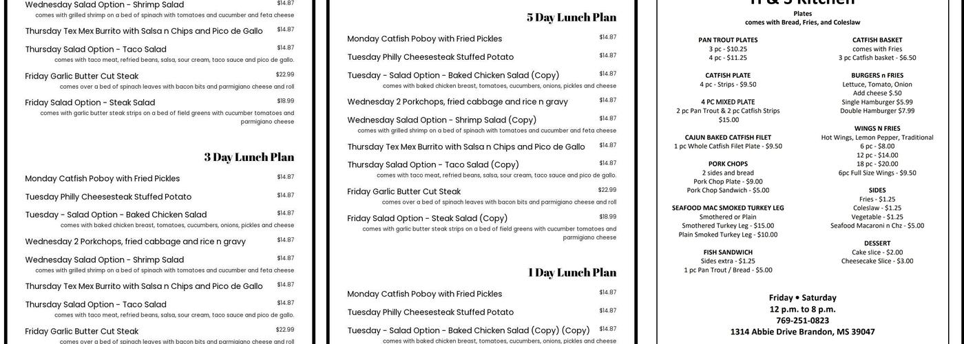 Heavenly Sweetz Custom Cakes Menu