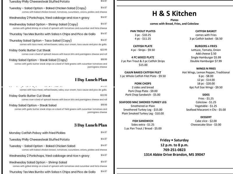 Heavenly Sweetz Custom Cakes Menu