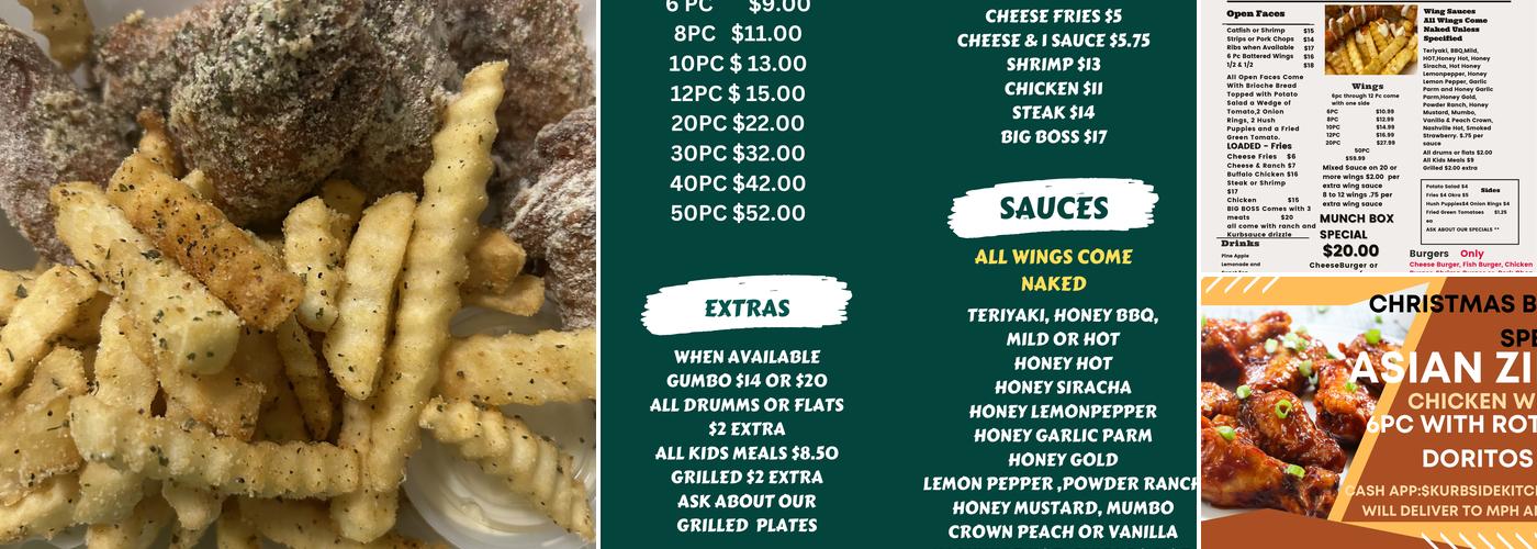 kurbside kitchen LLC Menu