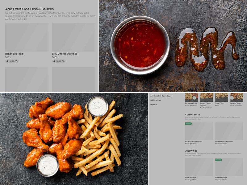 It's Just Wings Menu