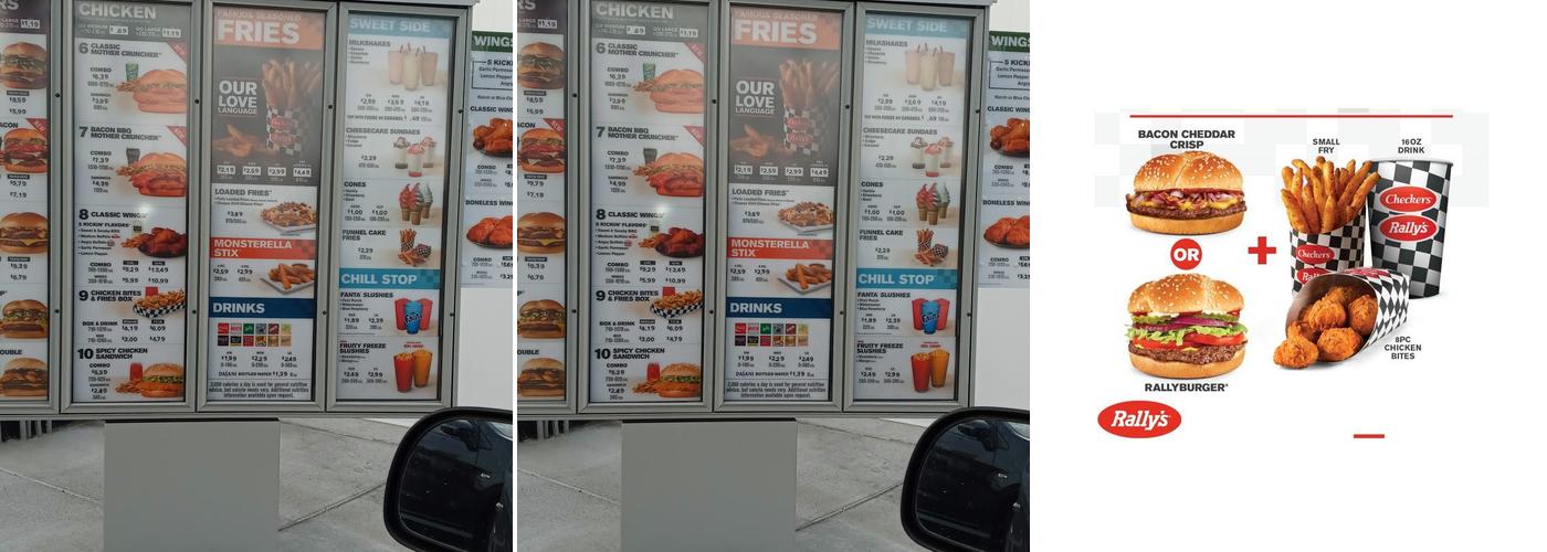 Checkers Menu