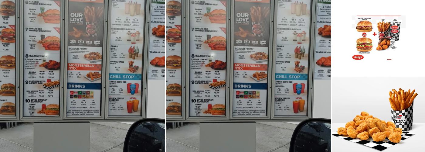 Checkers Menu