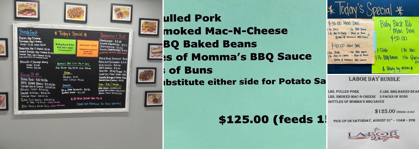 ChefWhat BBQ & MORE Menu