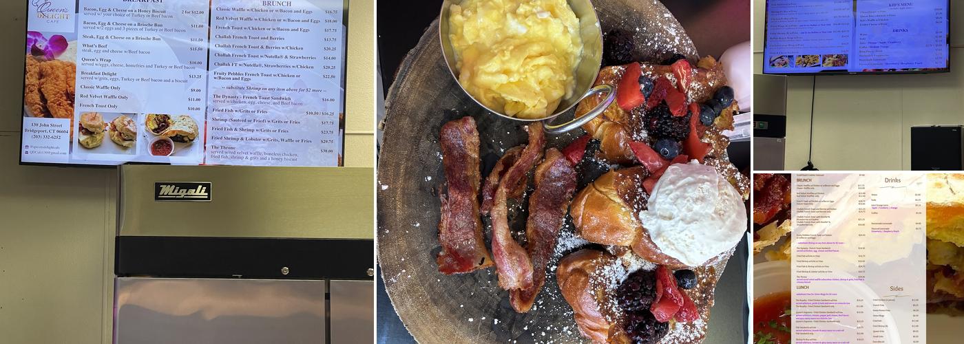 Queens Delight Cafe Menu