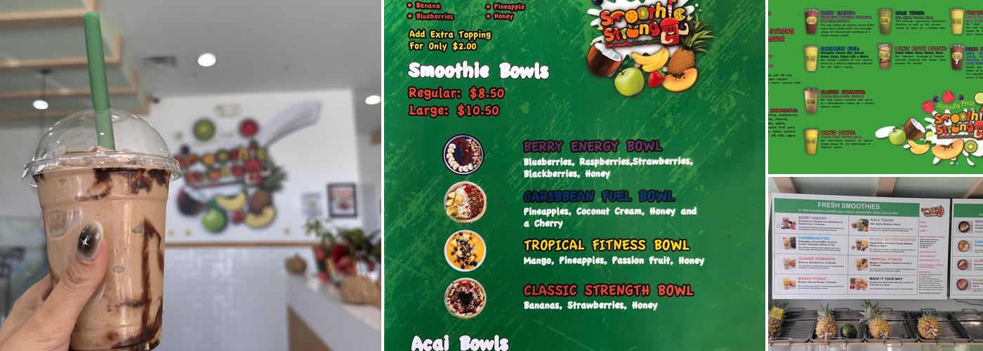 Smoothie Strong Menu