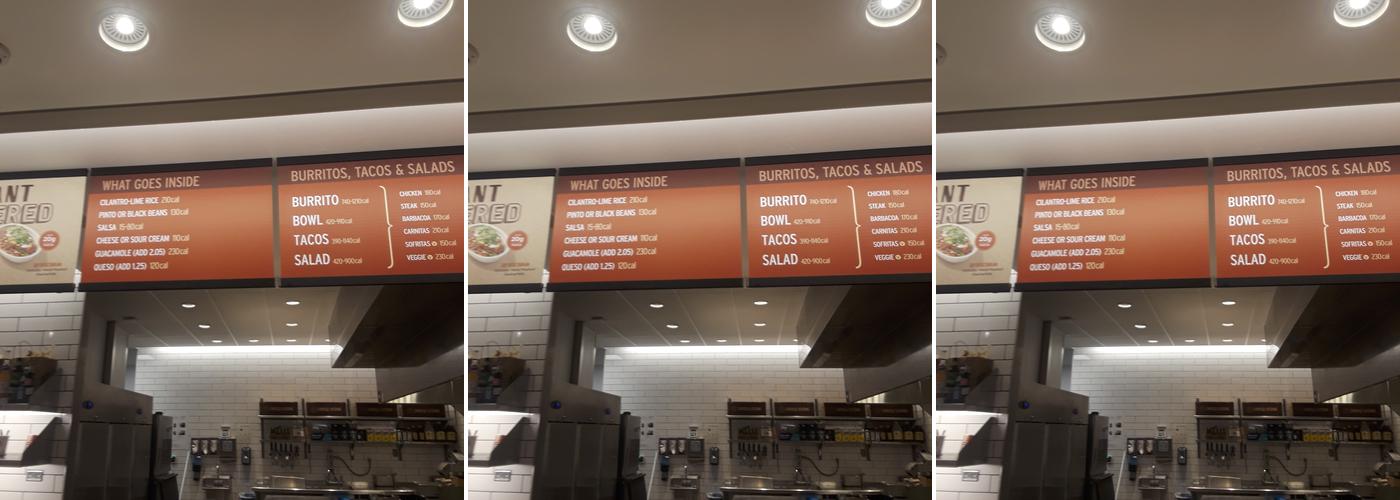 Chipotle Mexican Grill Menu