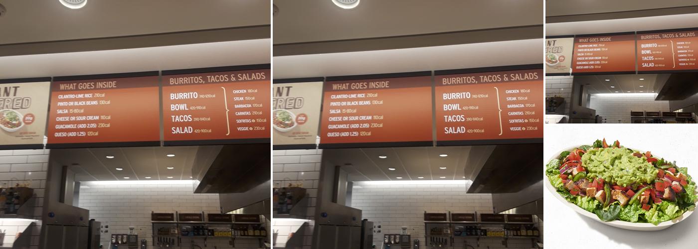 Chipotle Mexican Grill Menu