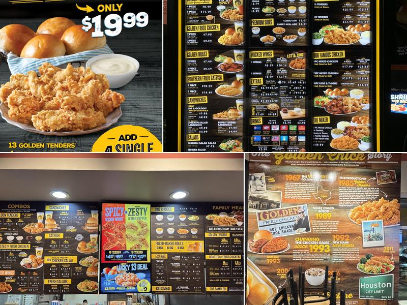 Golden Chick Menu