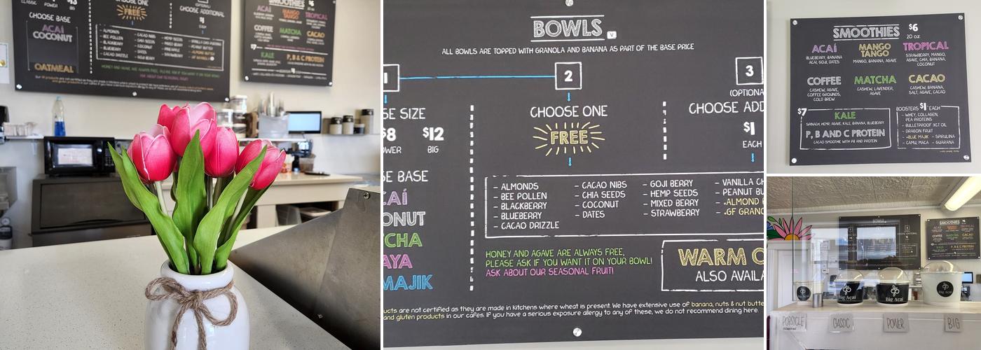 Big Acai Bowl - Pella Menu