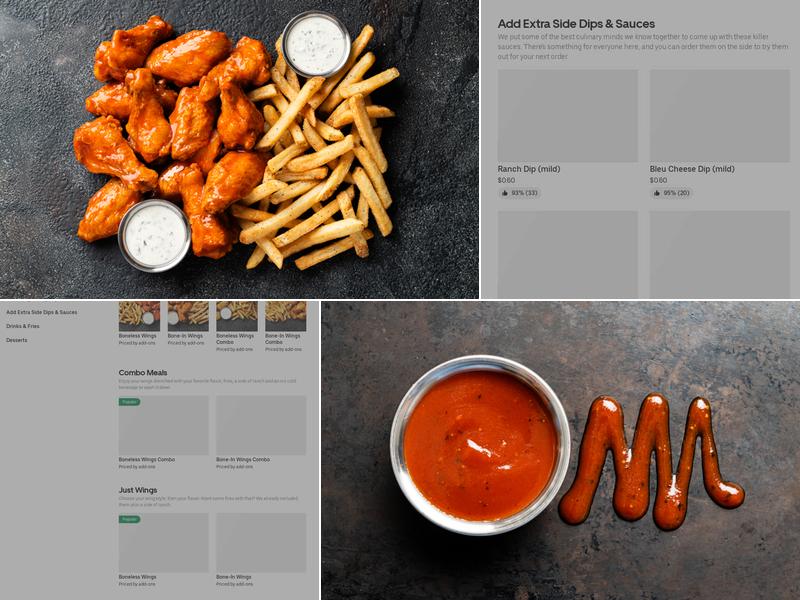 It's Just Wings Menu