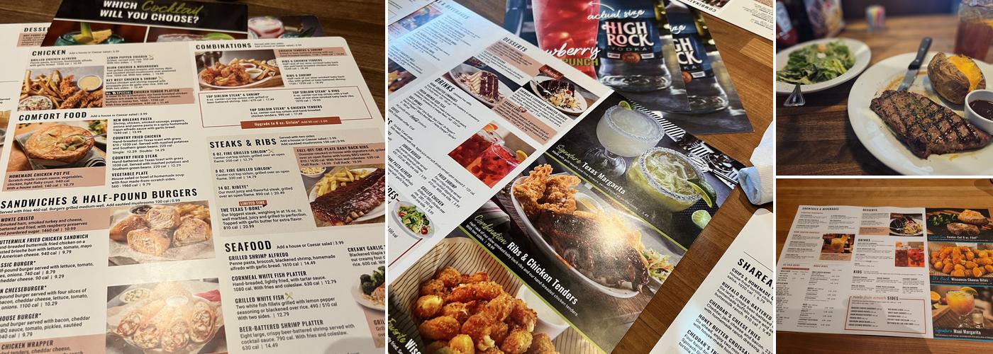 Cheddar's Scratch Kitchen Menu