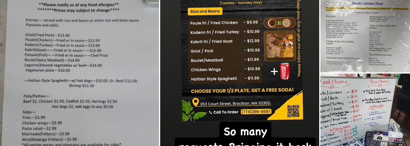 Sherlie's Kitchen Menu