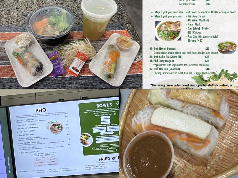 Pho Haven Menu