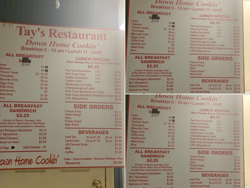 Fred's Soul Food Restaurant Menu