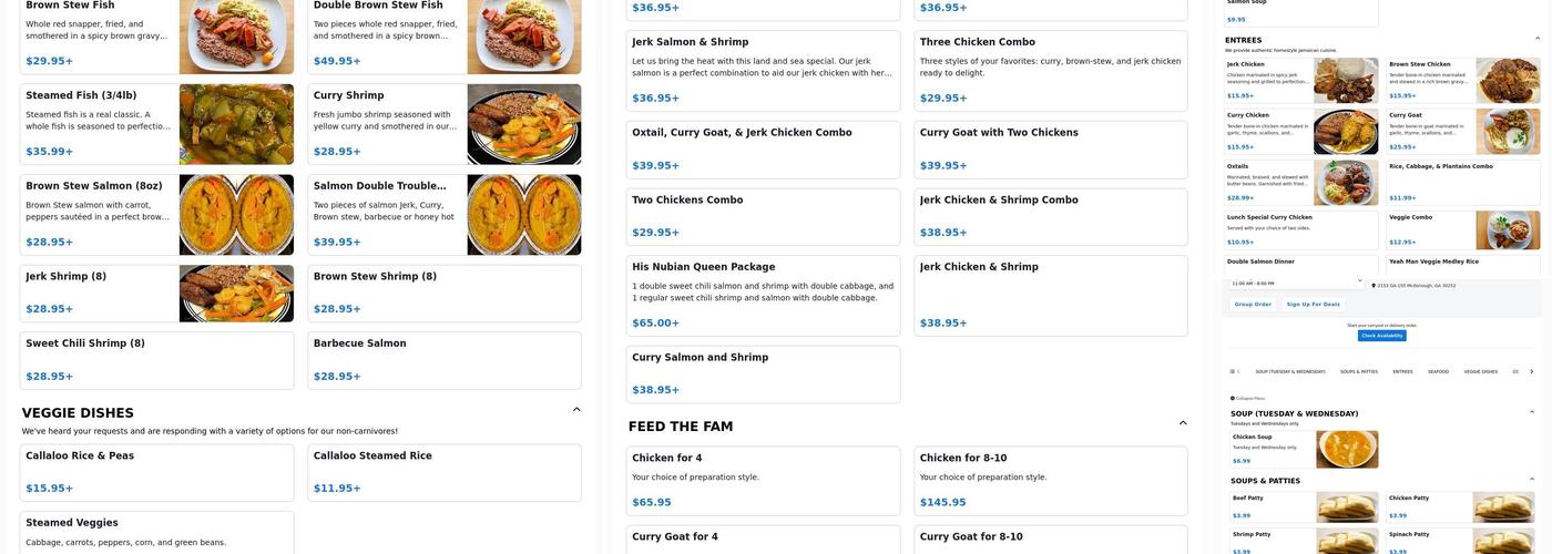 YM Good Vibes Jamaican Restaurant Menu