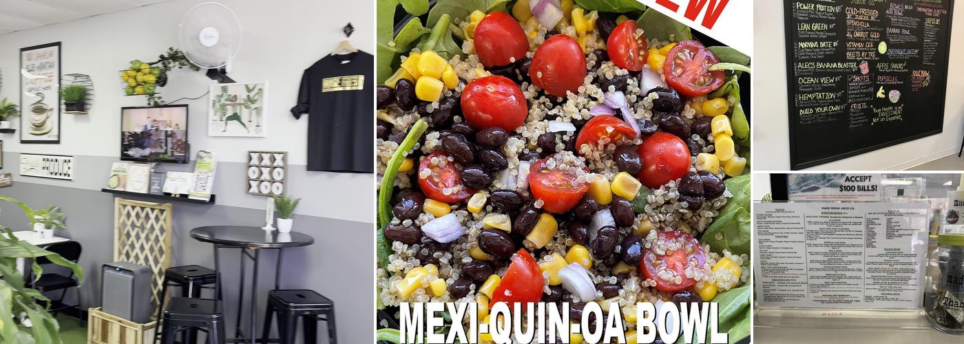 MADE FRESH JUICE CO. Menu