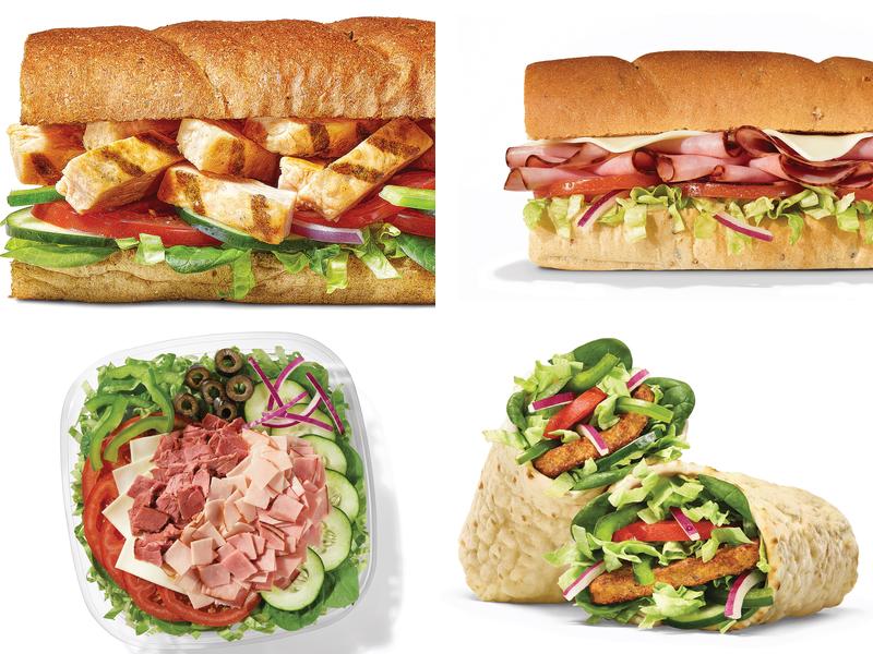 Subway Menu