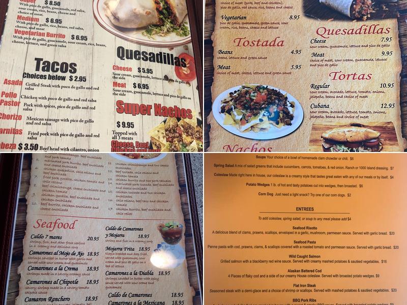 Max's Food and More Menu