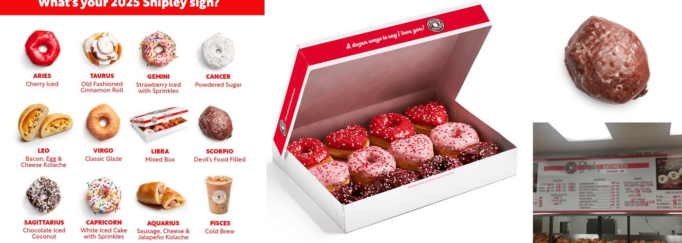 Shipley Do-Nuts Menu
