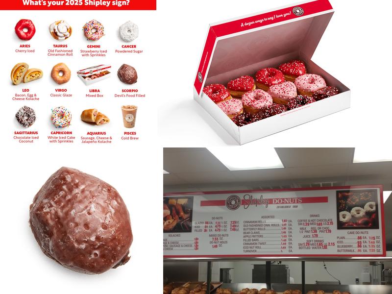 Shipley Do-Nuts Menu