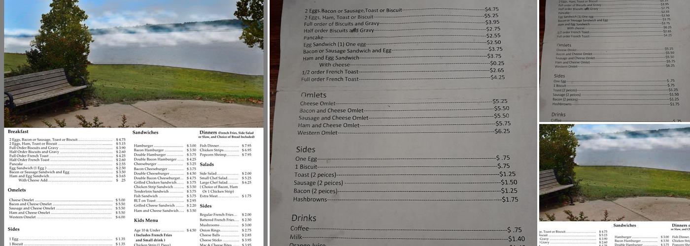 Smoke on the Ohio Menu