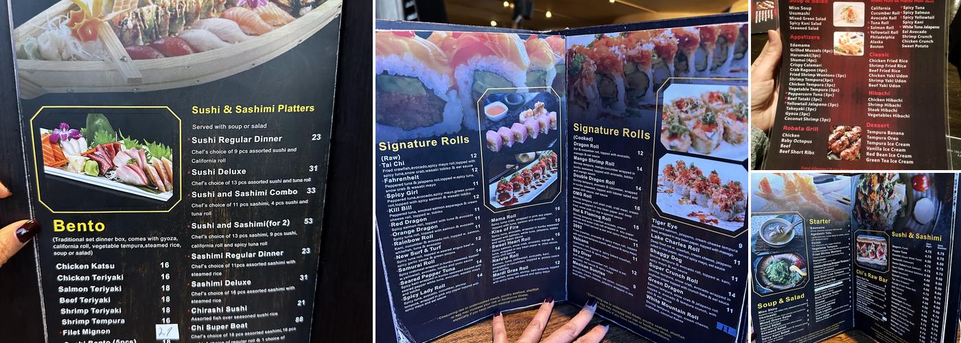 Chi's Japanese Cuisine Menu