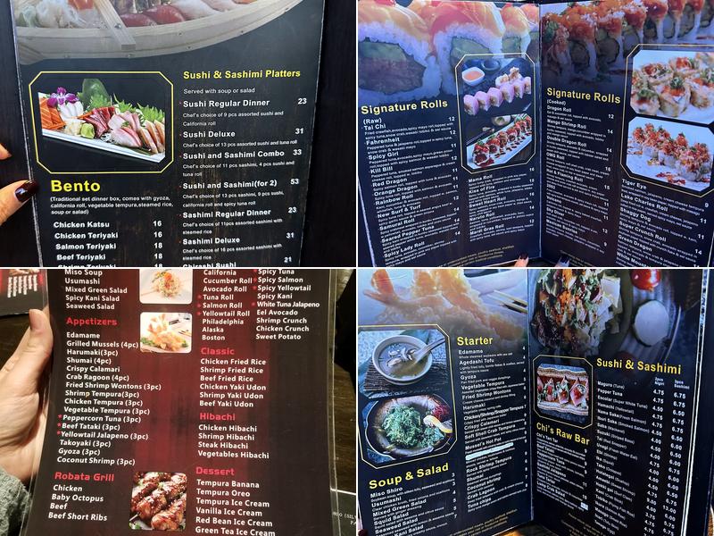 Chi's Japanese Cuisine Menu