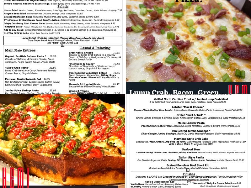 HEMI Pizza Menu