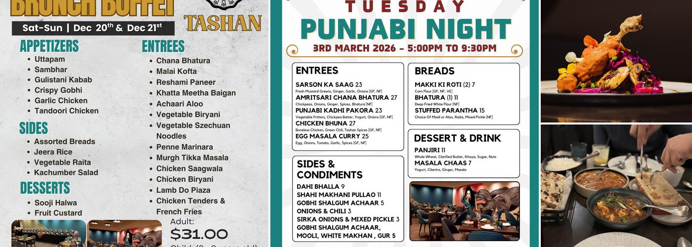 Tashan Menu