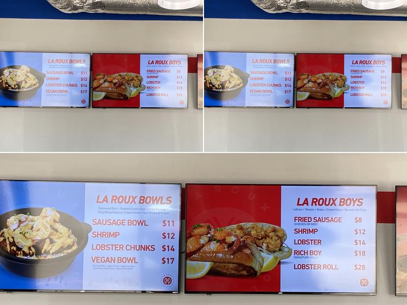 Laroux Creole Kitchen Menu