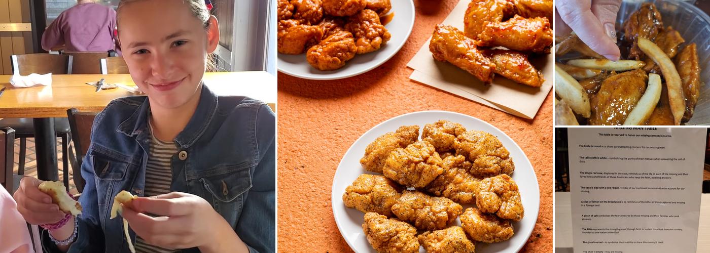 It's Just Wings Menu
