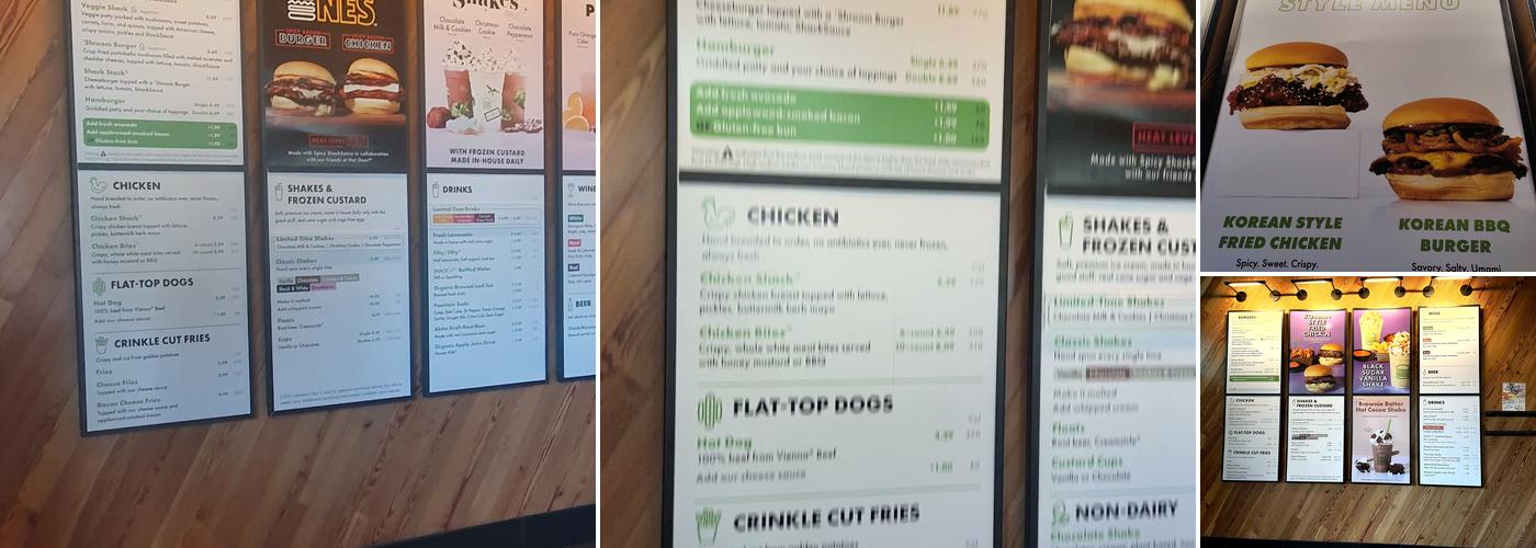 Shake Shack Harlem Menu