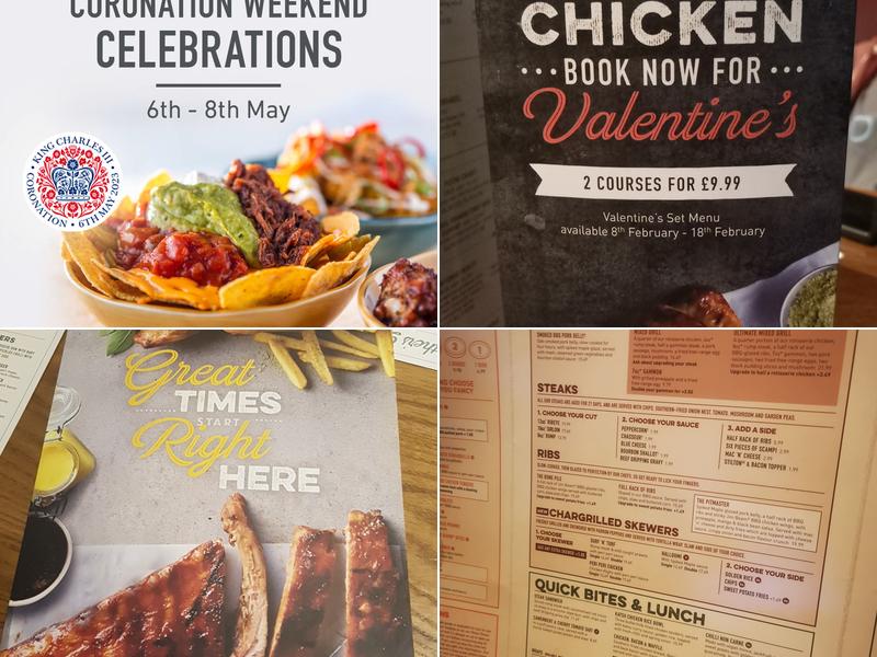 Harvester Colton Mill Leeds Menu