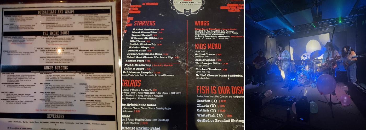 The Conservatory Menu