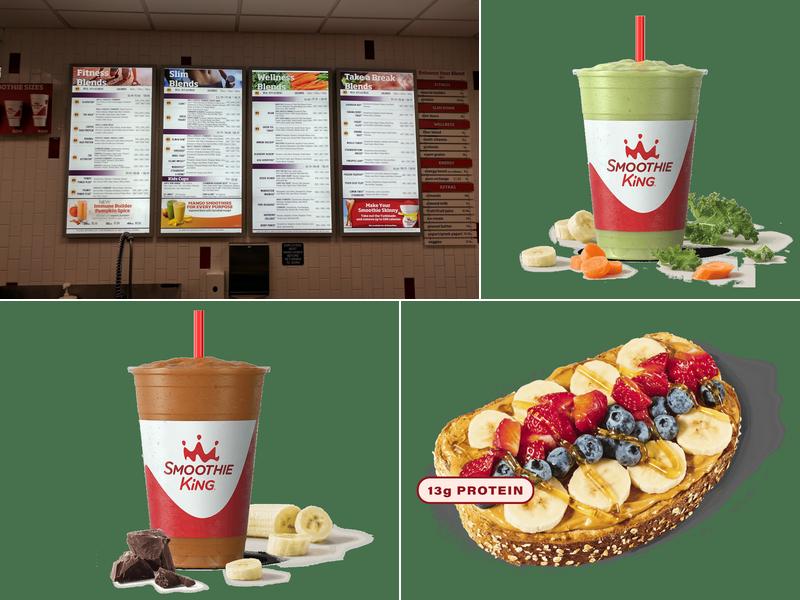 Smoothie King Menu