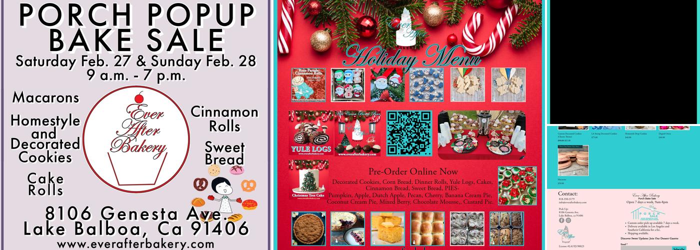 Ever After Bakery Menu